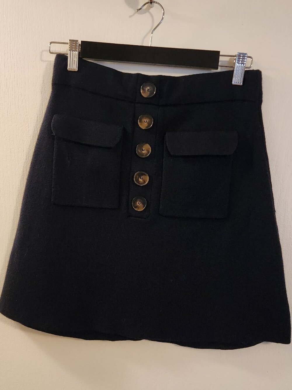 Sezane Sorena Skirt Marine. - Size S